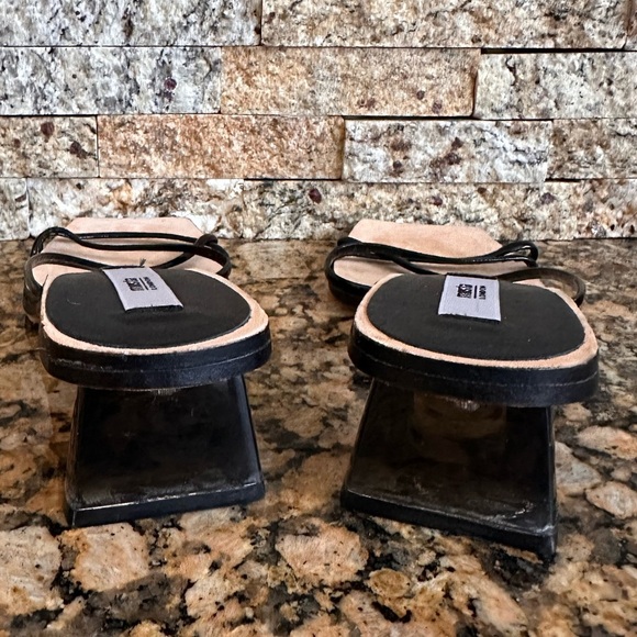 Miista Ellie Ocean Leather Sandal Slides - Picture 4 of 10